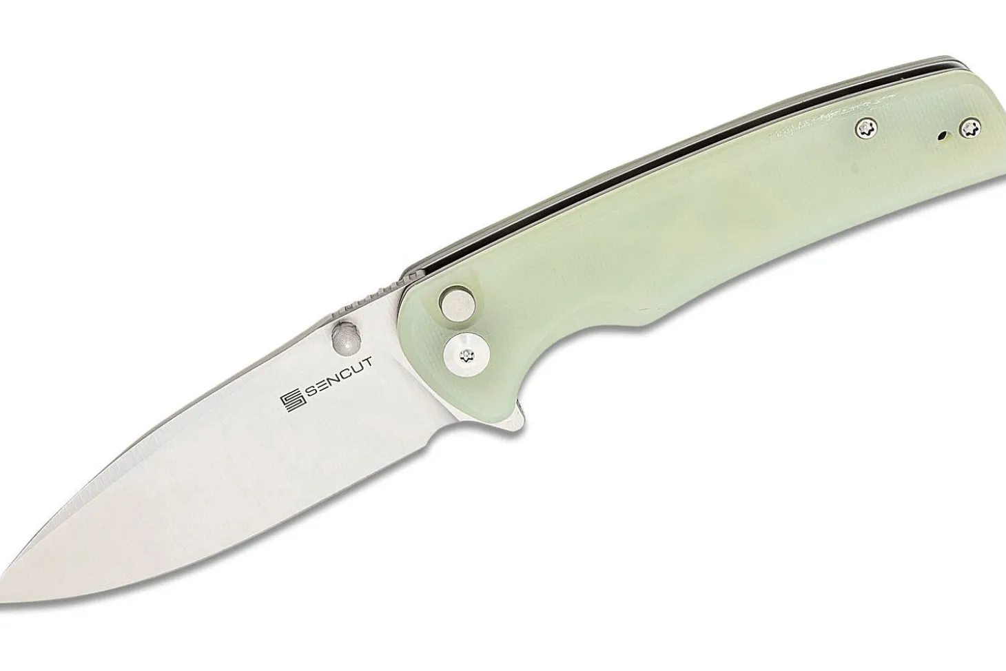 Couteau pliant Sencut Sachse S210074 manche en G10 vert naturel 11cm