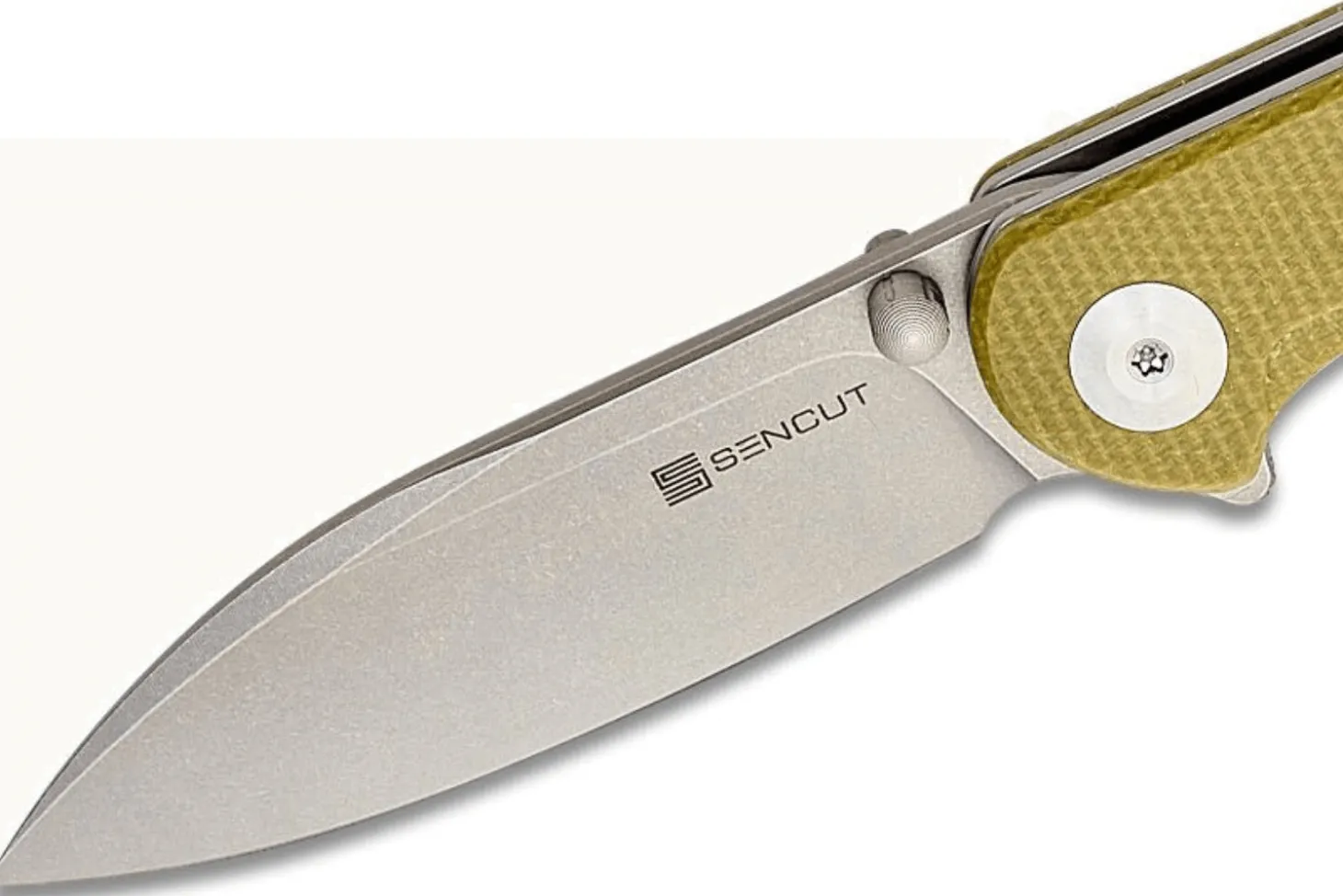 Couteau pliant Sencut Scepter SA03E manche en micarta olive 10cm