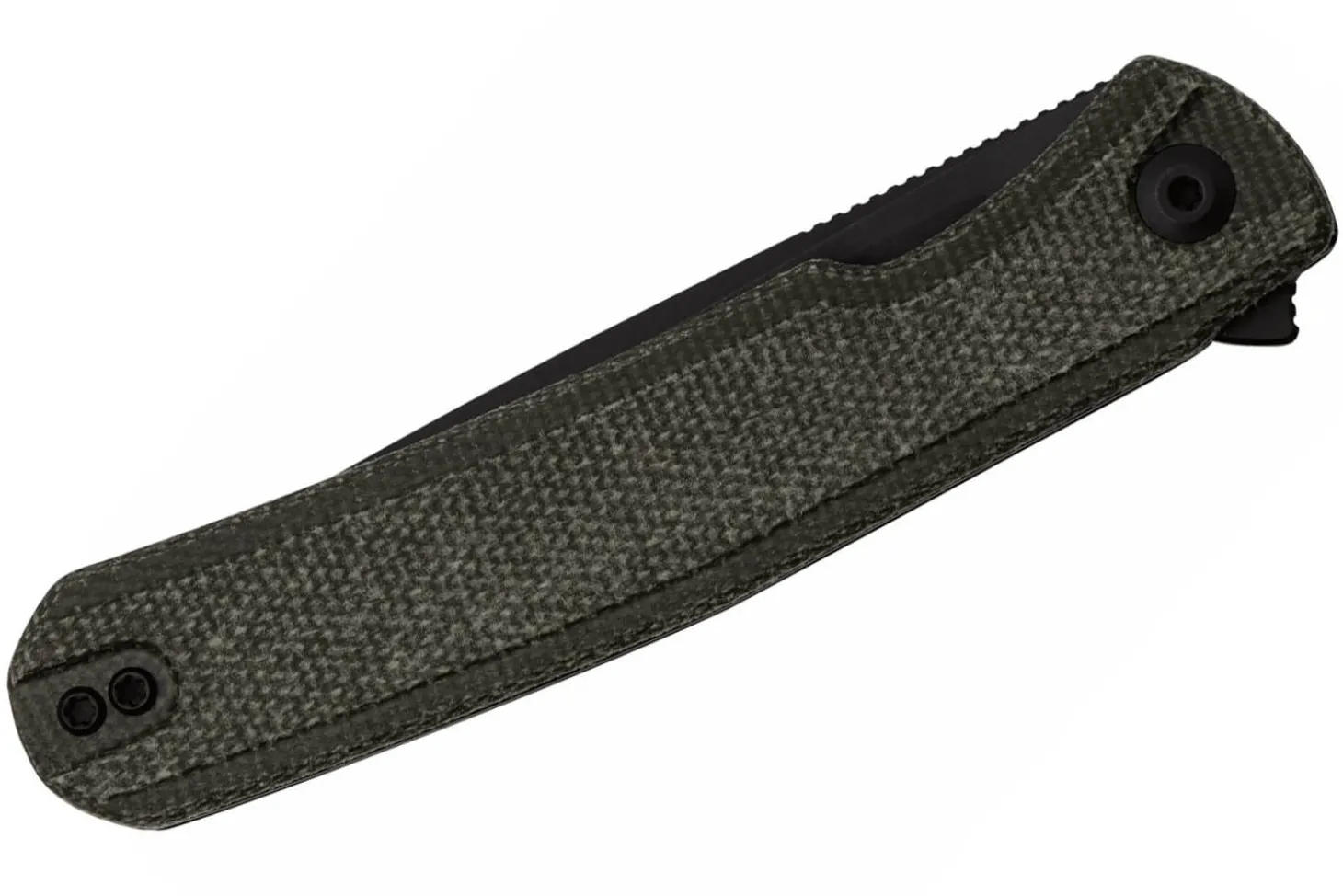 Couteau pliant Sencut Scitus S210423 manche en micarta vert foncé 11,5cm