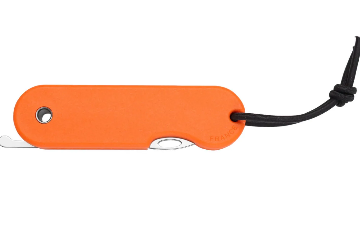 Couteau pliant Skult français éco-responsable manche orange 10cm