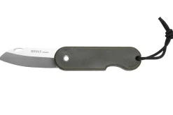 Couteau pliant Skult français éco-responsable manche vert 10cm
