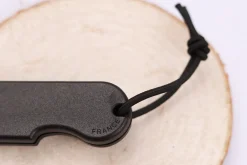 Couteau pliant Skult français éco-responsable manche noir 10cm