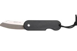 Couteau pliant Skult français éco-responsable manche noir 10cm