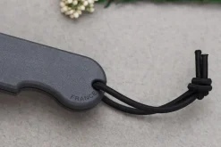 Couteau pliant Skult français éco-responsable manche gris 10cm