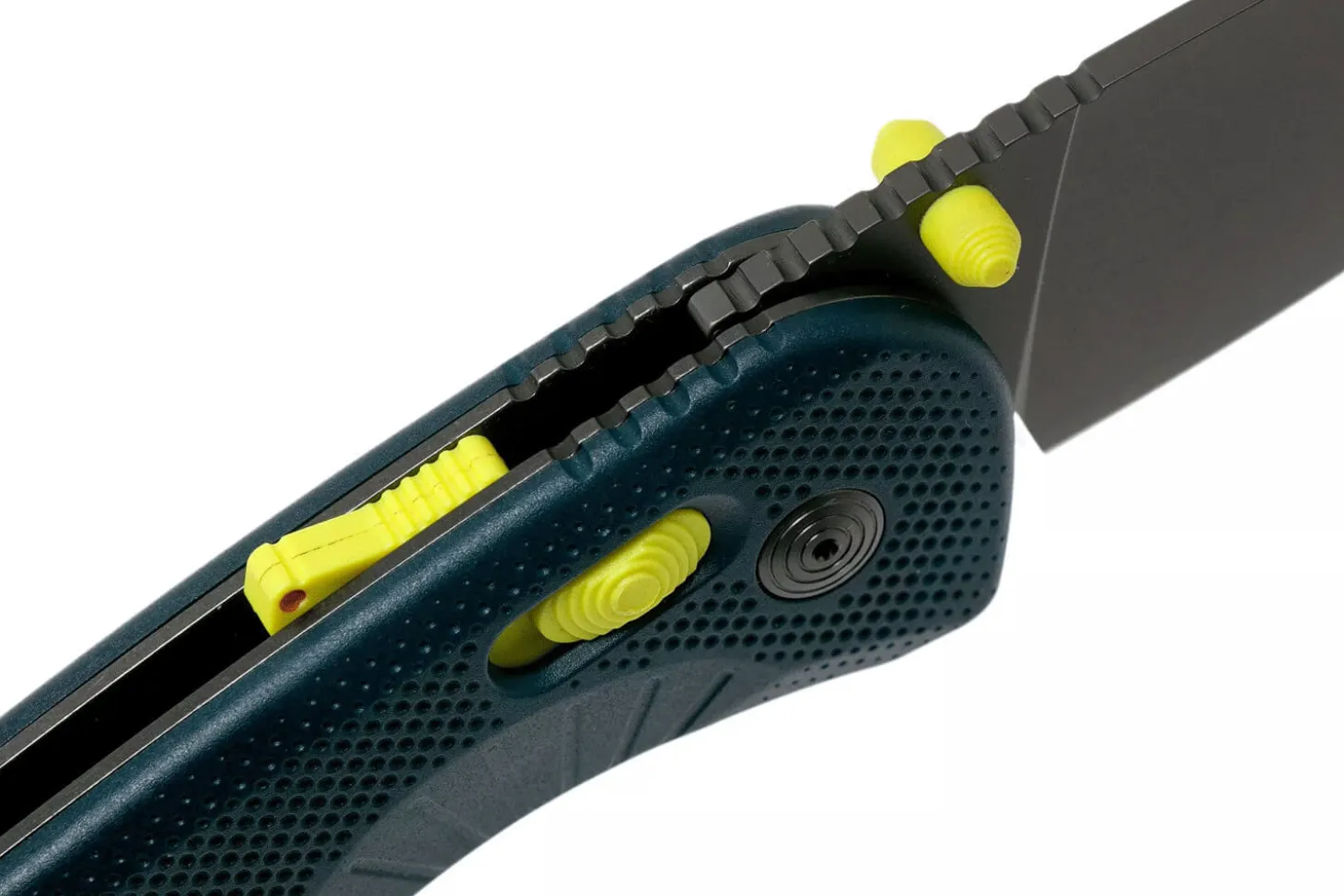 Couteau pliant SOG Aegis AT SGAEINAC manche en nylon/fibres de verre bleu 12,7cm