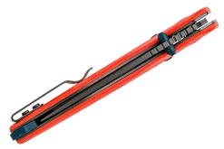 Couteau pliant SOG Aegis AT SGAEGISATRIN manche en nylon/fibres de verre rouge 12,7cm