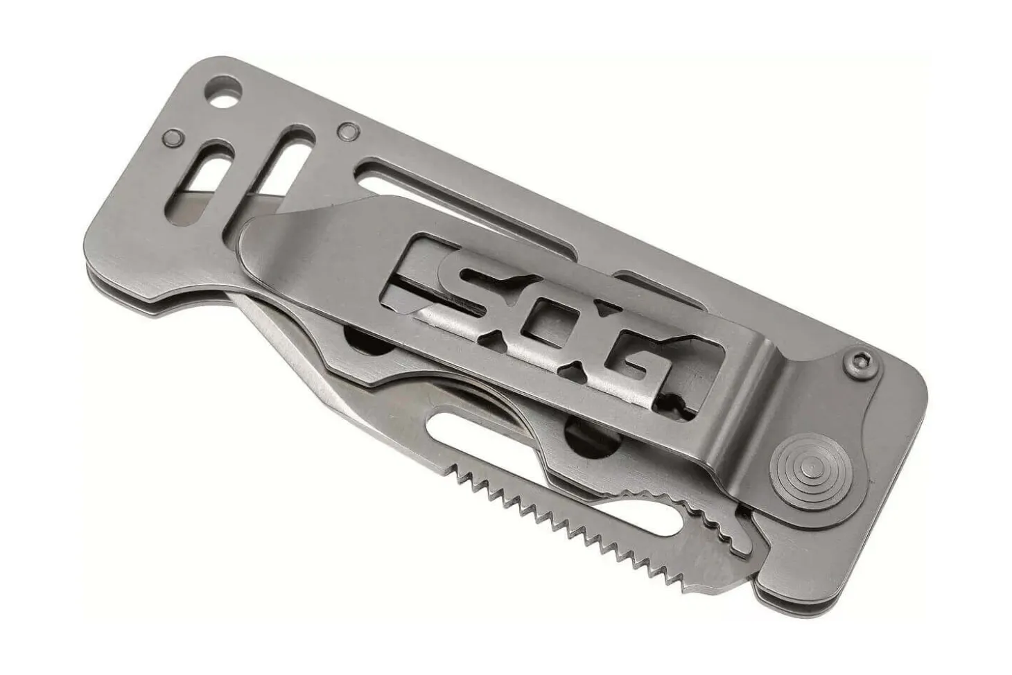 Couteau pliant SOG Cash Card Knive SGEZ_1 manche ajouré en acier 12cm