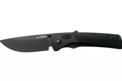 Couteau pliant SOG Flash At Blackout SGFLASHBK manche en nylon/fibres de verre noir 11,6cm