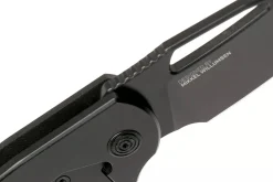 Couteau pliant SOG STOUT FLK SGSTOUTBK manche en acier inox/G10 noir 9,6cm