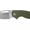 Couteau pliant SOG STOUT FLK SGSTOUTGR manche en acier inox/G10 olive 9,6cm