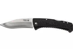 Couteau pliant SOG Traction SGTD1011 manche en nylon/fibres de verre noir antidérapant 11,4cm
