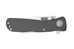 Couteau pliant SOG Twitch II SGTWI8 manche en aluminium gris 9cm avec clip de poche