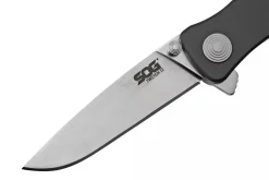Couteau pliant SOG Twitch II SGTWI8 manche en aluminium gris 9cm avec clip de poche