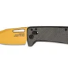 Couteau pliant SOG Ultra XR Gold SGULTRAXRGD manche en fibre de carbone noir 9,1cm