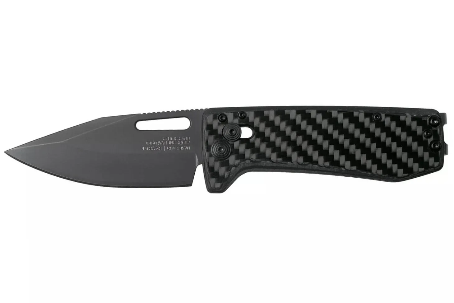 Couteau pliant SOG Ultra XR SGULTRAXR manche en fibre de carbone noir 9cm