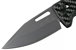 Couteau pliant SOG Ultra XR SGULTRAXR manche en fibre de carbone noir 9cm