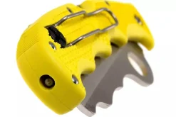 Couteau pliant Spyderco Assist C79PSYL semi-denté manche en nylon/fibre de verre jaune 12,4cm