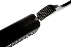 Couteau pliant Spyderco Assist C79PSBBK lame noire dentée manche en nylon/fibre de verre noir 12,2cm