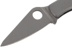 Couteau pliant Spyderco Bug C133P manche inox 4,1cm