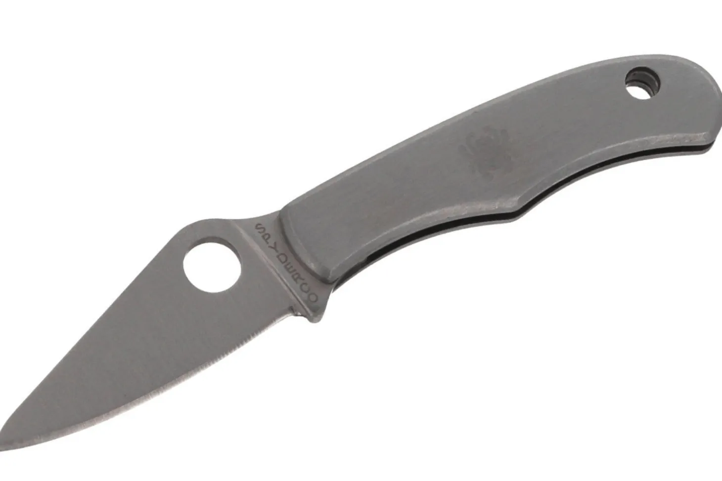 Couteau pliant Spyderco Bug C133P manche inox 4,1cm
