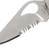 Couteau pliant Spyderco BYRD Meadowlark 2 à dents tout inox 10cm