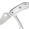 Couteau pliant Spyderco Clipitool C176PS manche en acier 6,5cm + scie