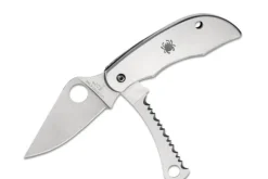 Couteau pliant Spyderco Clipitool C176PS manche en acier 6,5cm + scie