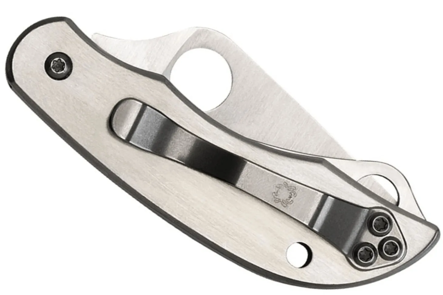 Couteau pliant Spyderco Clipitool C176PS manche en acier 6,5cm + scie