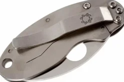 Couteau pliant Spyderco Cricket C29P manche en acier inox 7cm