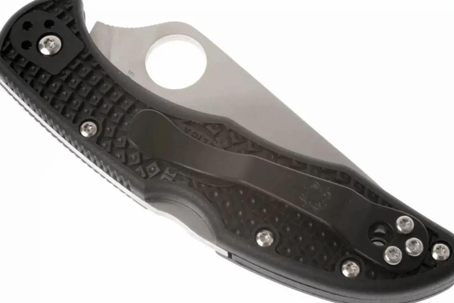 Couteau pliant Spyderco Delica 4 C11SBK denté manche nylon/fibre de verre noir 10,8cm