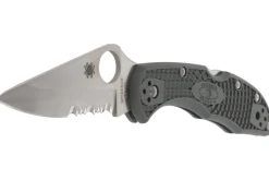 Couteau pliant Spyderco Delica 4 C11PSFG vert feuillage en nylon/fibre de verre 10,8cm