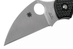 Couteau pliant Spyderco Dragonfly 2 C28FPWCBK2 Wharncliffe manche en nylon/fibre de verre noir 8,5cm