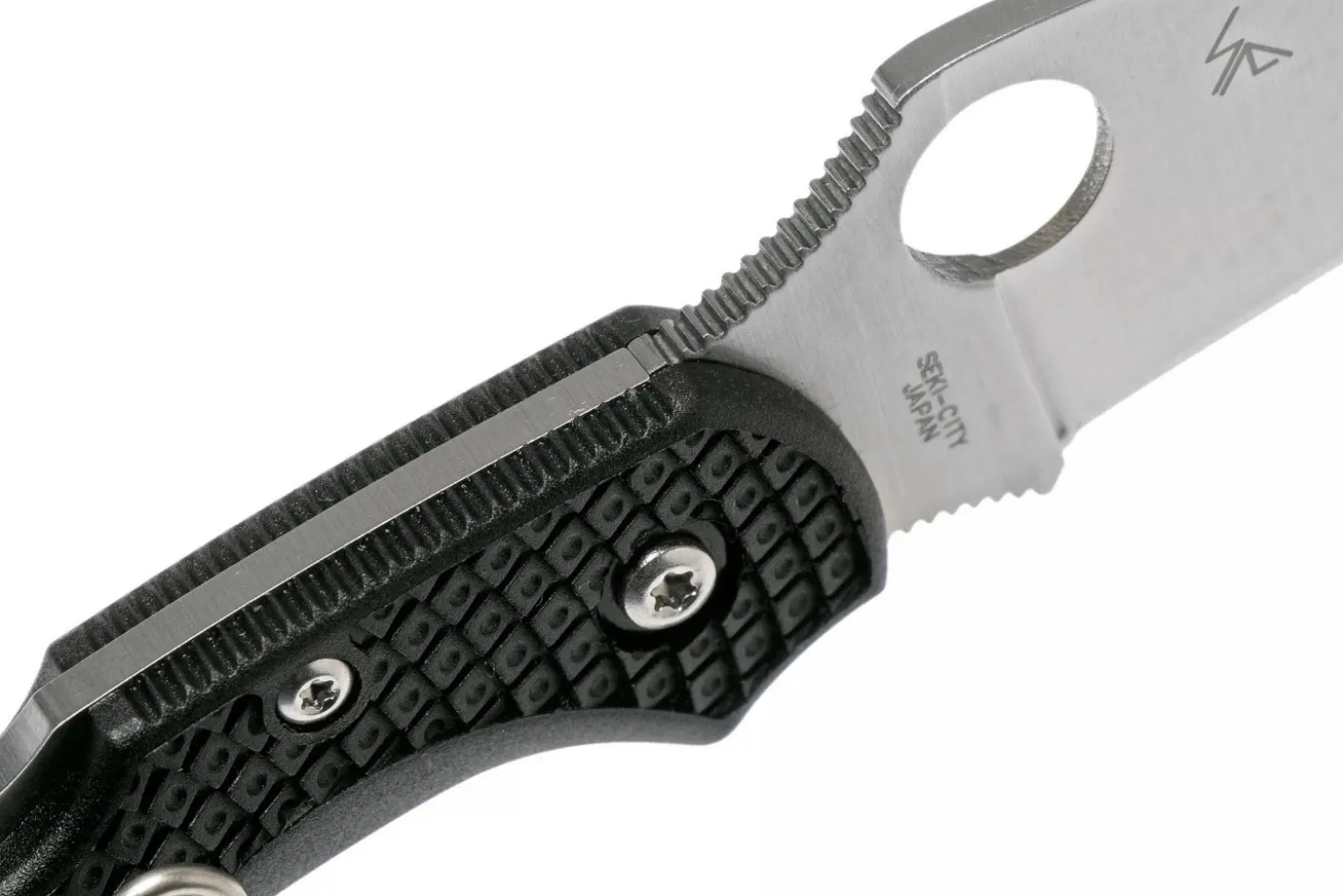 Couteau pliant Spyderco Dragonfly 2 C28FPWCBK2 Wharncliffe manche en nylon/fibre de verre noir 8,5cm