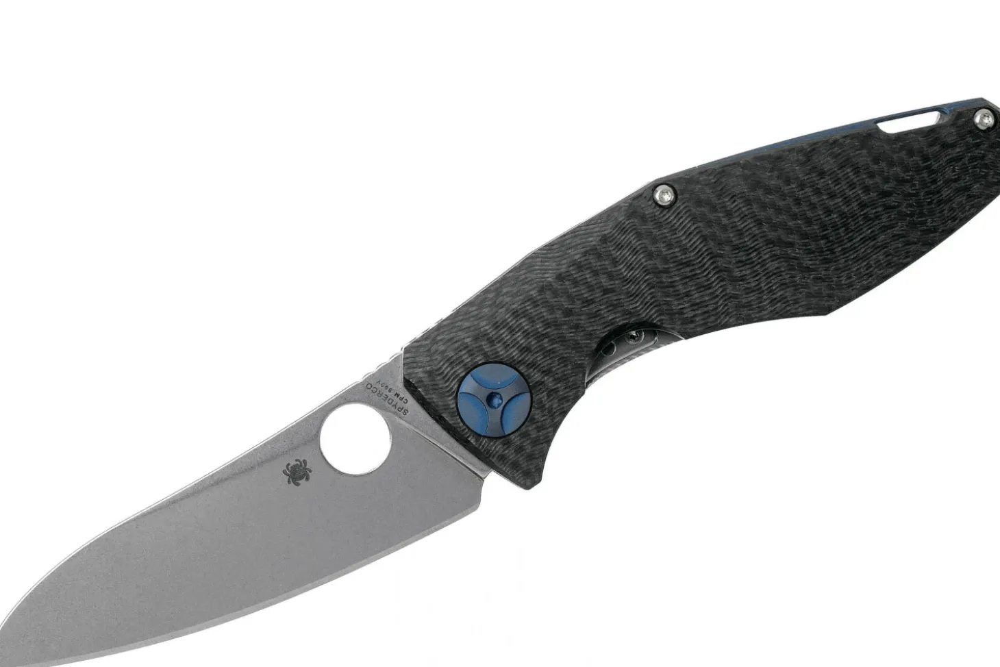 Couteau pliant Spyderco Drunken C235CFTIP manche en fibre de carbone/titane 11,7cm