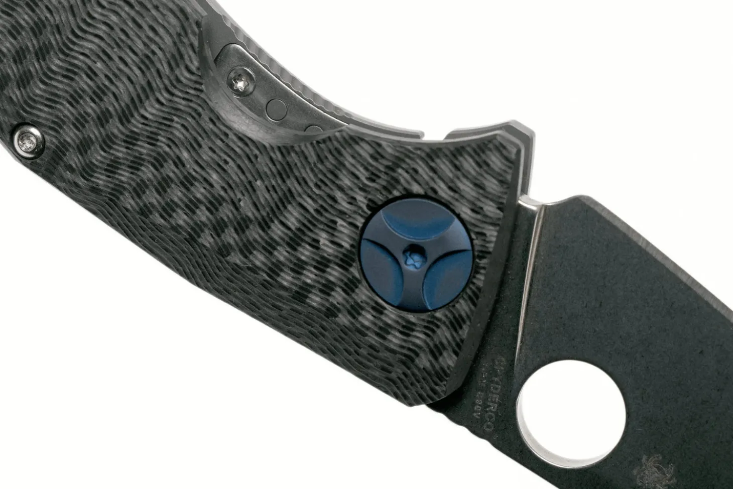 Couteau pliant Spyderco Drunken C235CFTIP manche en fibre de carbone/titane 11,7cm