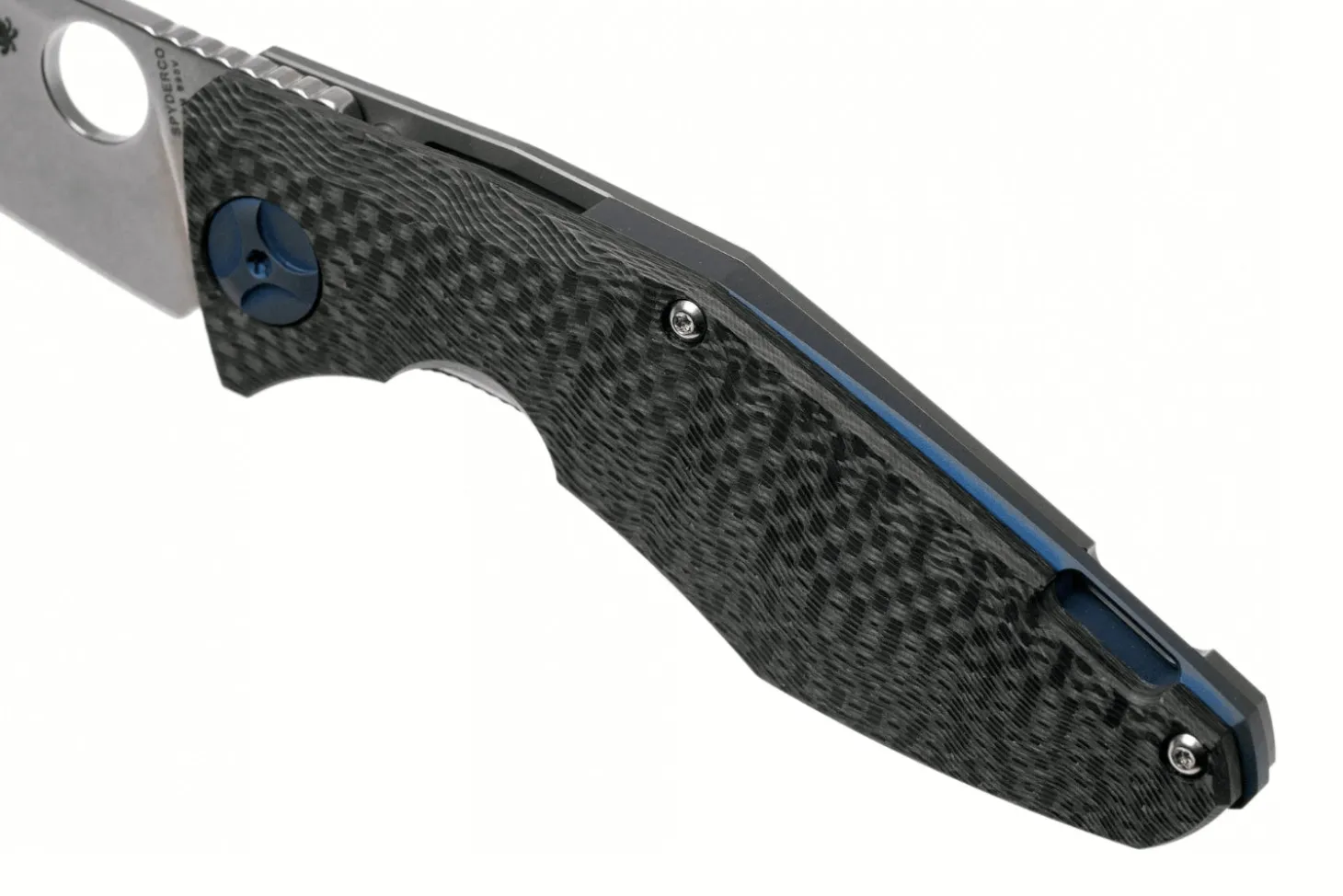 Couteau pliant Spyderco Drunken C235CFTIP manche en fibre de carbone/titane 11,7cm