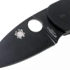 Couteau pliant Spyderco Efficient C216GPBBK manche en G10 lame noire 10,4cm