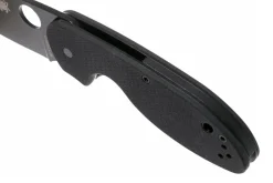 Couteau pliant Spyderco Efficient C216GPBBK manche en G10 lame noire 10,4cm