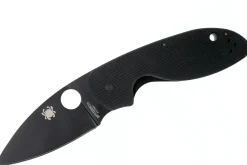 Couteau pliant Spyderco Efficient C216GPBBK manche en G10 lame noire 10,4cm