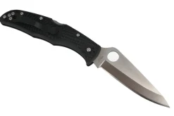 Couteau pliant Spyderco Endura 4 C10PBK biseauté en nylon/fibre de verre noir 12,6cm