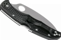 Couteau pliant Spyderco Endura 4 C10FSWCBK Wharncliffe denté nylon/fibre de verre noir 12,6cm