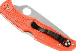 Couteau pliant Spyderco Endura 4 C10FPOR nylon/fibre de verre orange 12,6cm