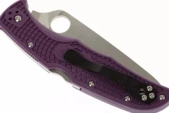 Couteau pliant Spyderco Endura 4 C10FPPR nylon/fibre de verre violet 12,6cm