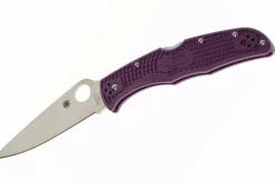 Couteau pliant Spyderco Endura 4 C10FPPR nylon/fibre de verre violet 12,6cm