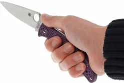 Couteau pliant Spyderco Endura 4 C10FPPR nylon/fibre de verre violet 12,6cm