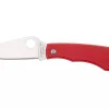 Couteau pliant Spyderco Grasshopper C138GRDP manche 7,2cm en G10 rouge