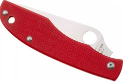 Couteau pliant Spyderco Grasshopper C138GRDP manche 7,2cm en G10 rouge