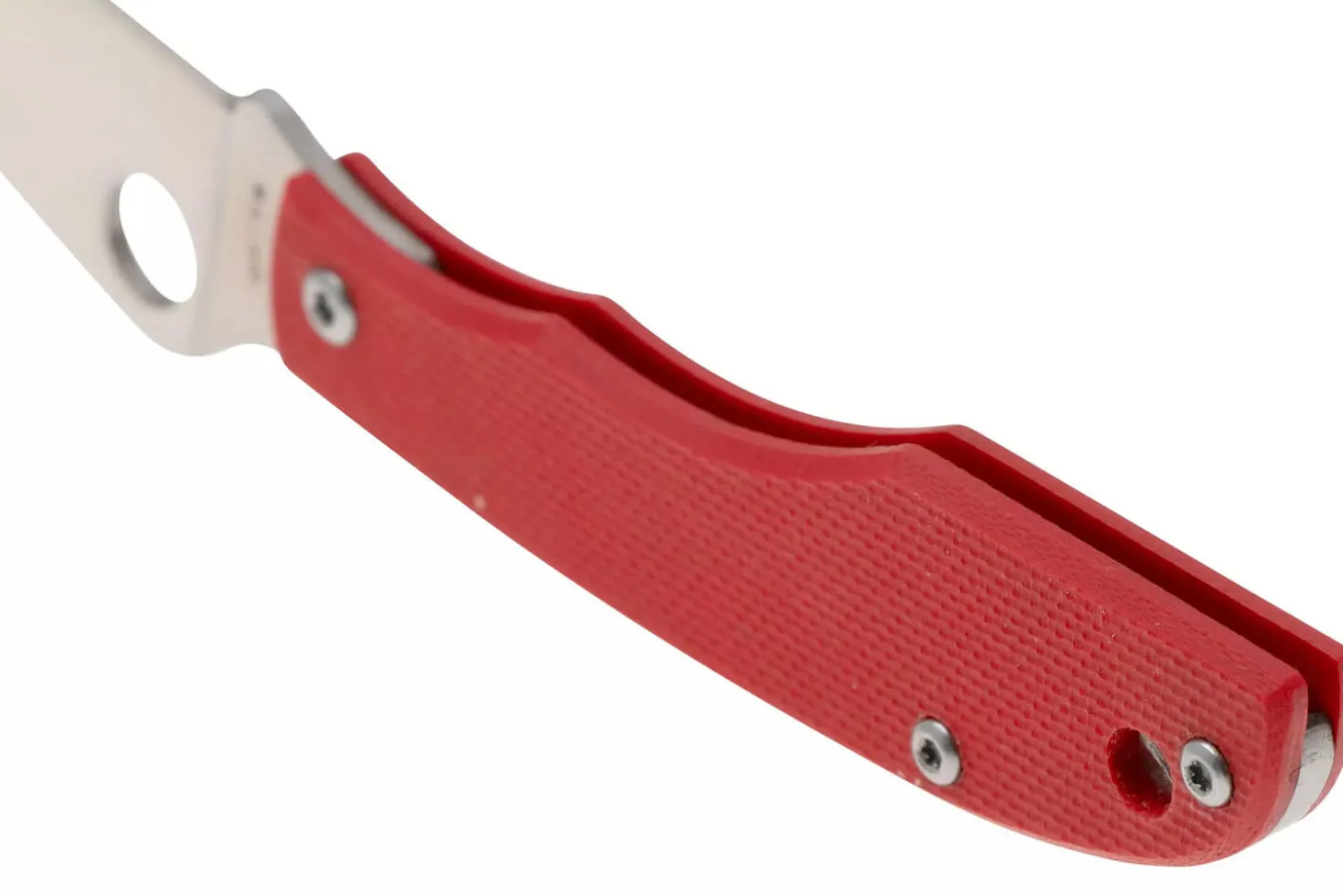 Couteau pliant Spyderco Grasshopper C138GRDP manche 7,2cm en G10 rouge