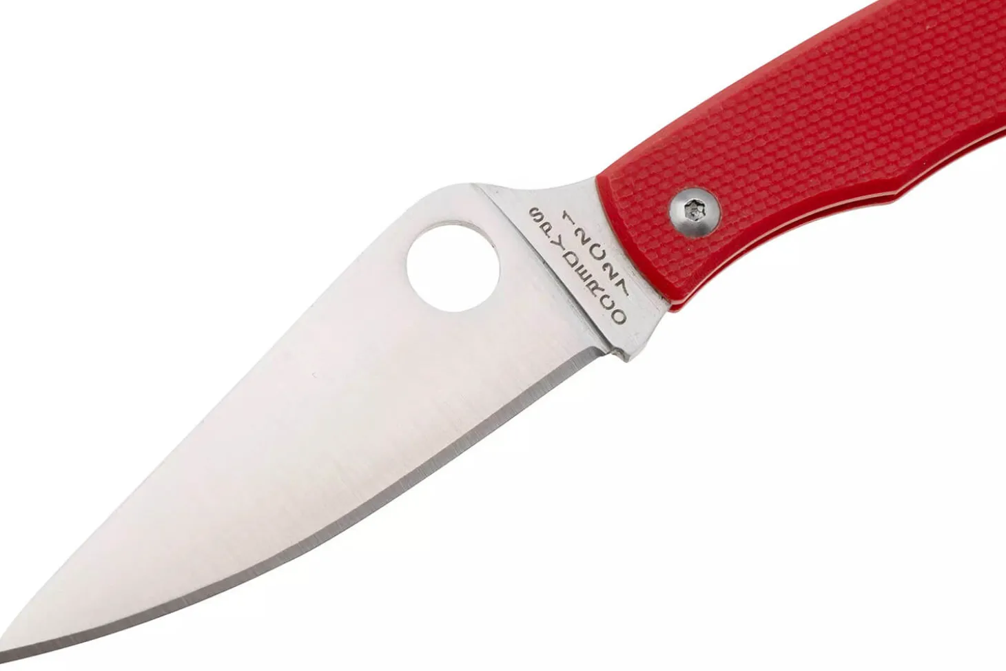 Couteau pliant Spyderco Grasshopper C138GRDP manche 7,2cm en G10 rouge