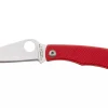 Couteau pliant Spyderco Honeybee C137GRDP manche 5,2cm en G10 rouge